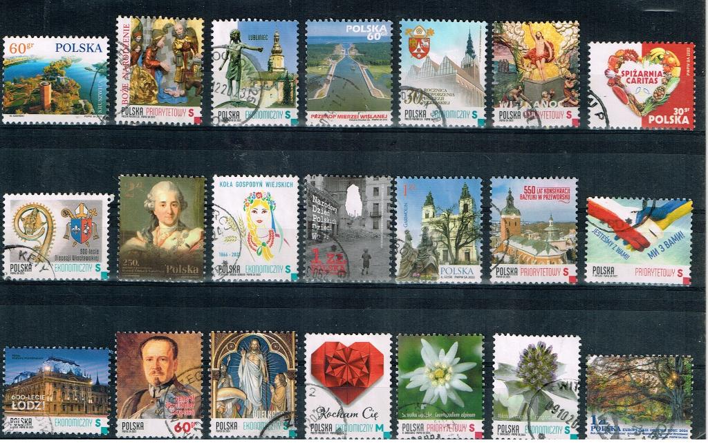 Postzegels uit Polen - K 5814 - allerlei - 3, Verzenden, Polen, Gestempeld