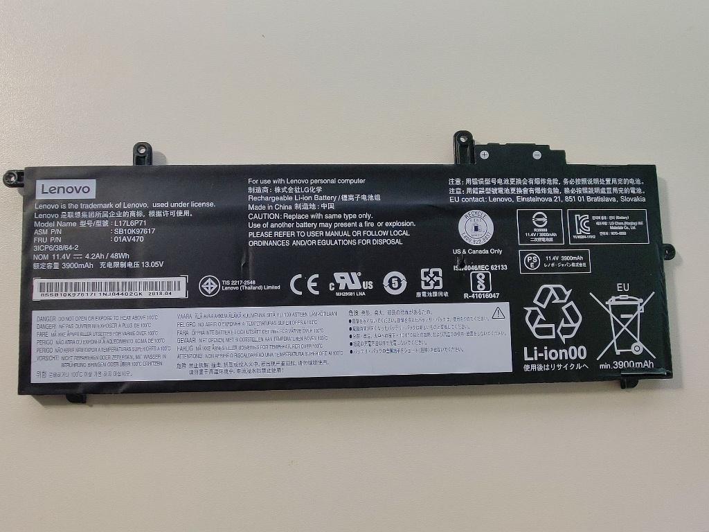 Hoog Kwaliteit Lenovo L17L6P71 Laptop Accu, Computers en Software, Accu's en Batterijen, Ophalen of Verzenden, Gebruikt, Lenovo
