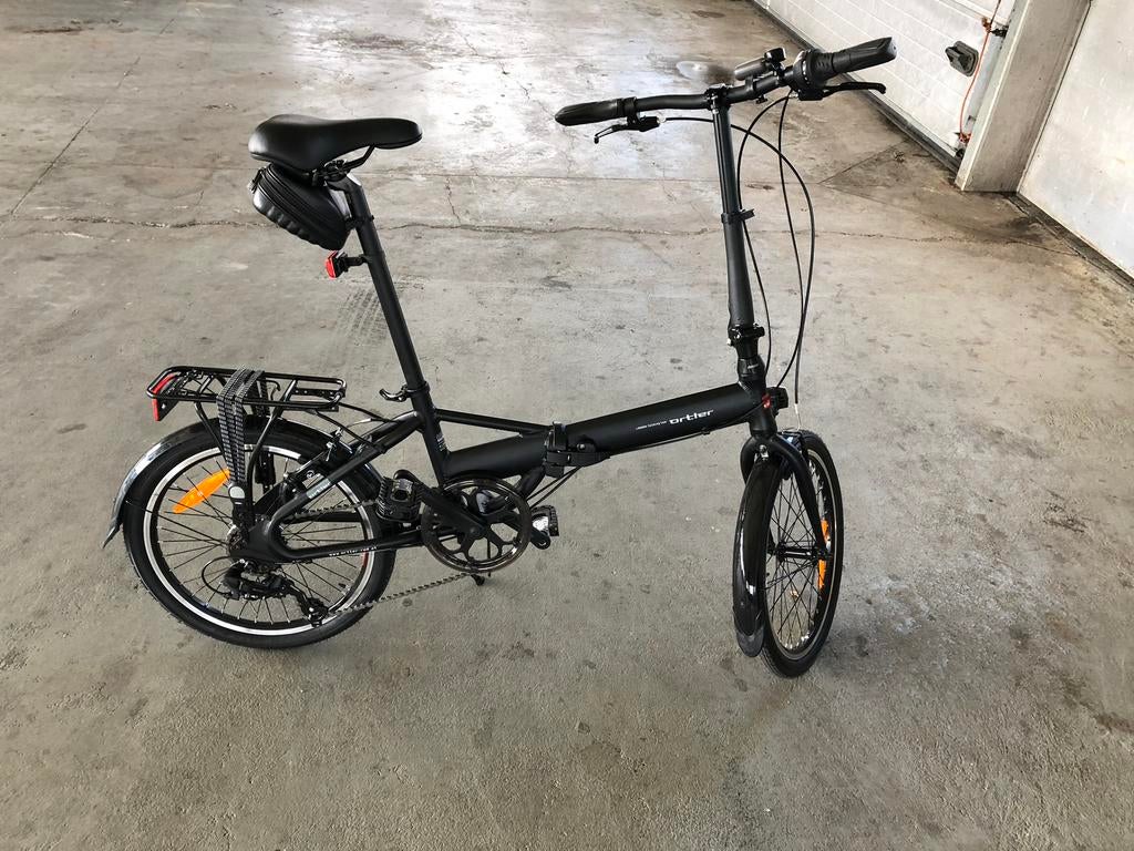 Plooifiets, Fietsen en Brommers, Velgrem, Versnellingen, Zo goed als nieuw, Deels opvouwbaar