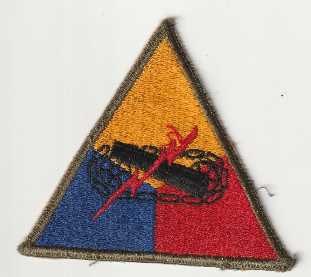 ww2 armored command patch, Ophalen of Verzenden