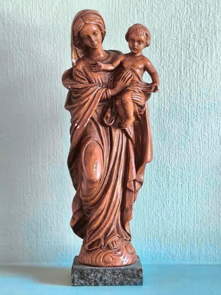 Maria met kindje Jezus, Antiek en Kunst, Antiek | Religieuze voorwerpen, Ophalen of Verzenden