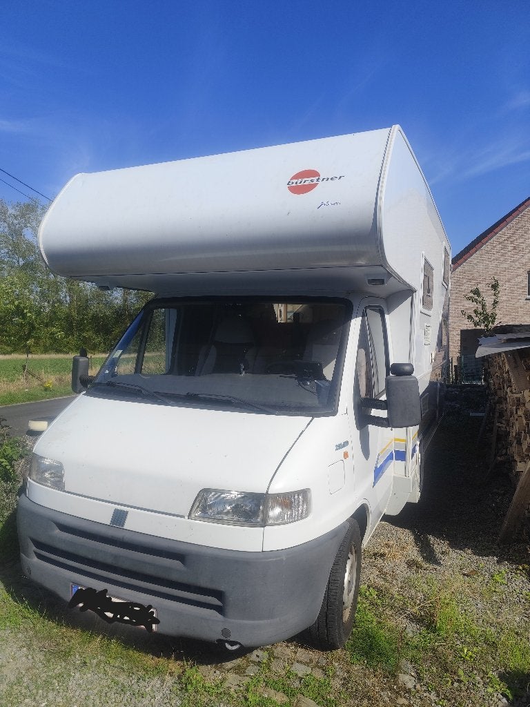 Bürstner A 535-2 Active – Fiat Ducato 2.8 – 146.344 km, Caravanes & Camping, Siège standard, Fiat, Boîte manuelle, Jusqu'à 6
