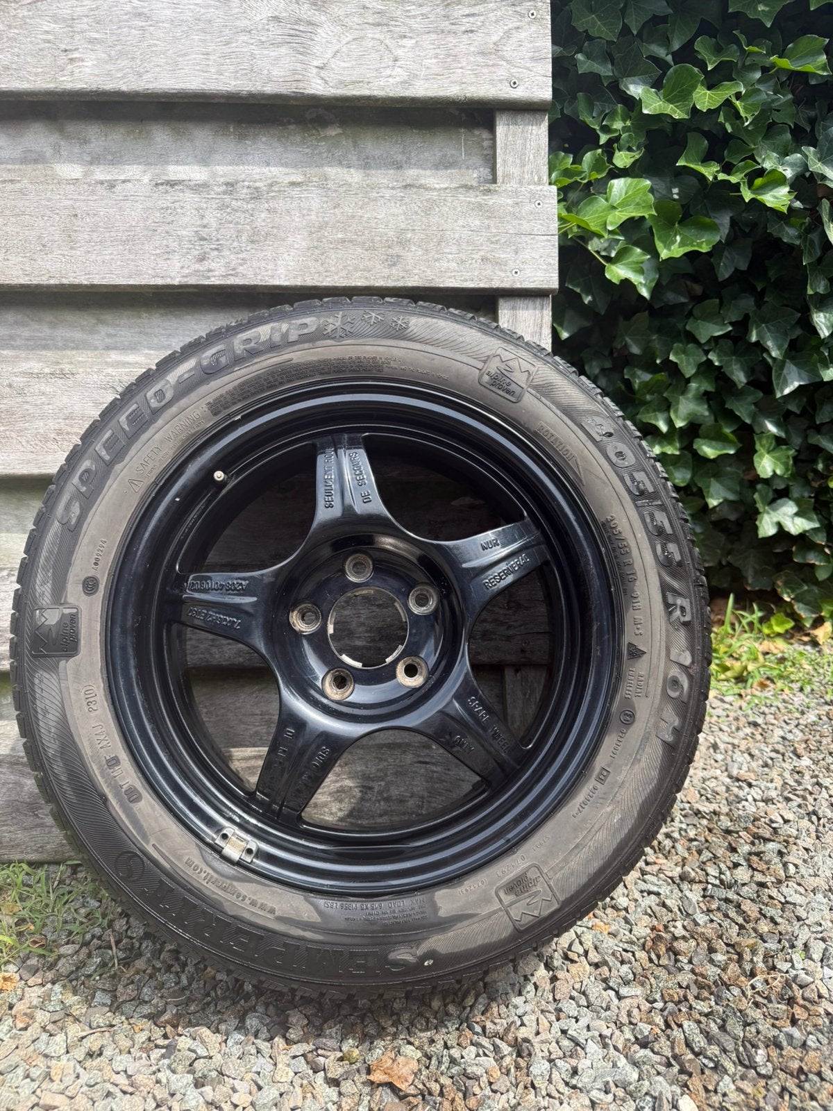 4x winterbanden + velg, Enlèvement, Utilisé