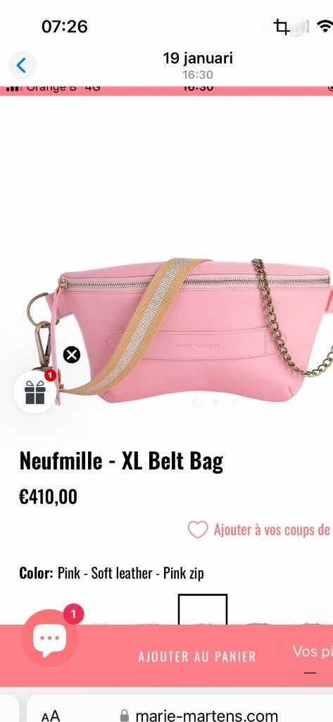 Crossbody Marie Martens, Ophalen