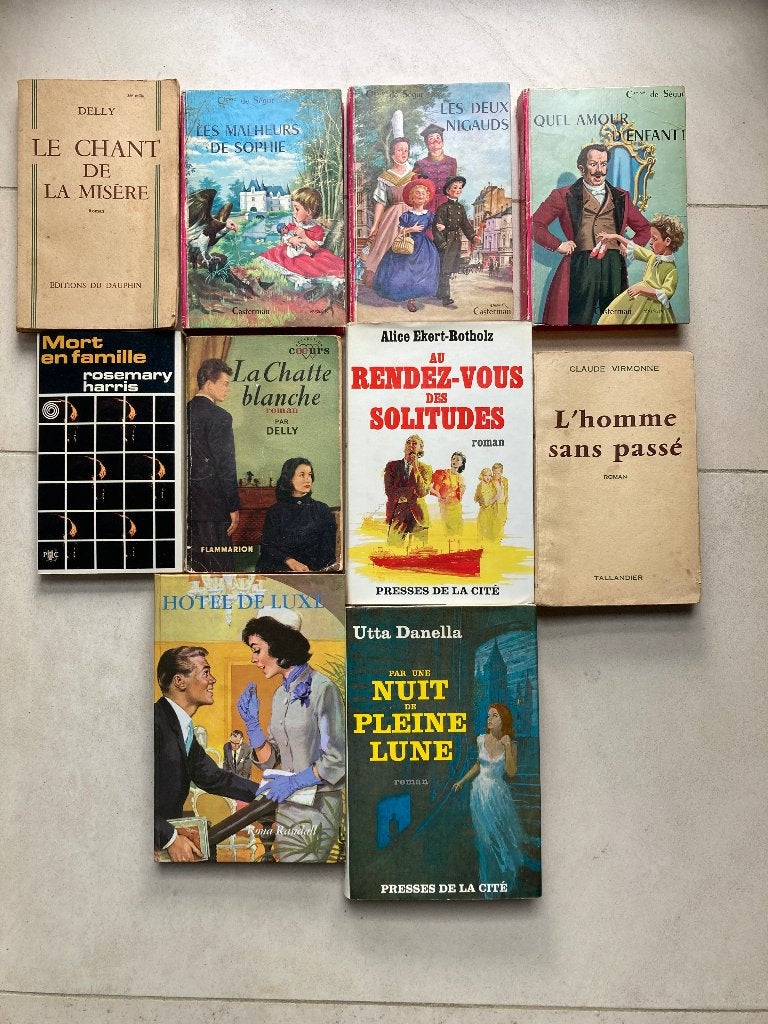 Romance et Sentimental (10 livres), Enlèvement ou Envoi, Utilisé, Europe autre