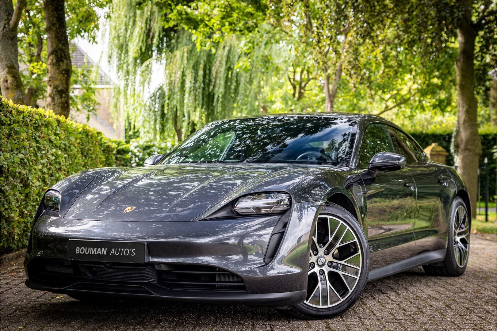 Porsche Taycan 4S Performance 93 kWh Vierwielbesturing Innod, Auto's, Automaat, Zwart, Berline, 427 km