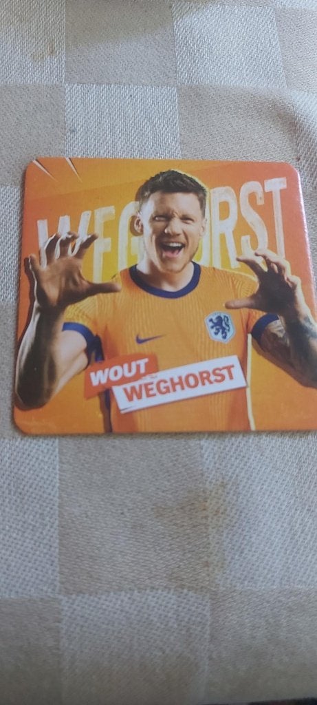 voetbal plaatje EK 2024 Wout Weghorst nr 60, Ophalen of Verzenden, Nieuw, Plaatje