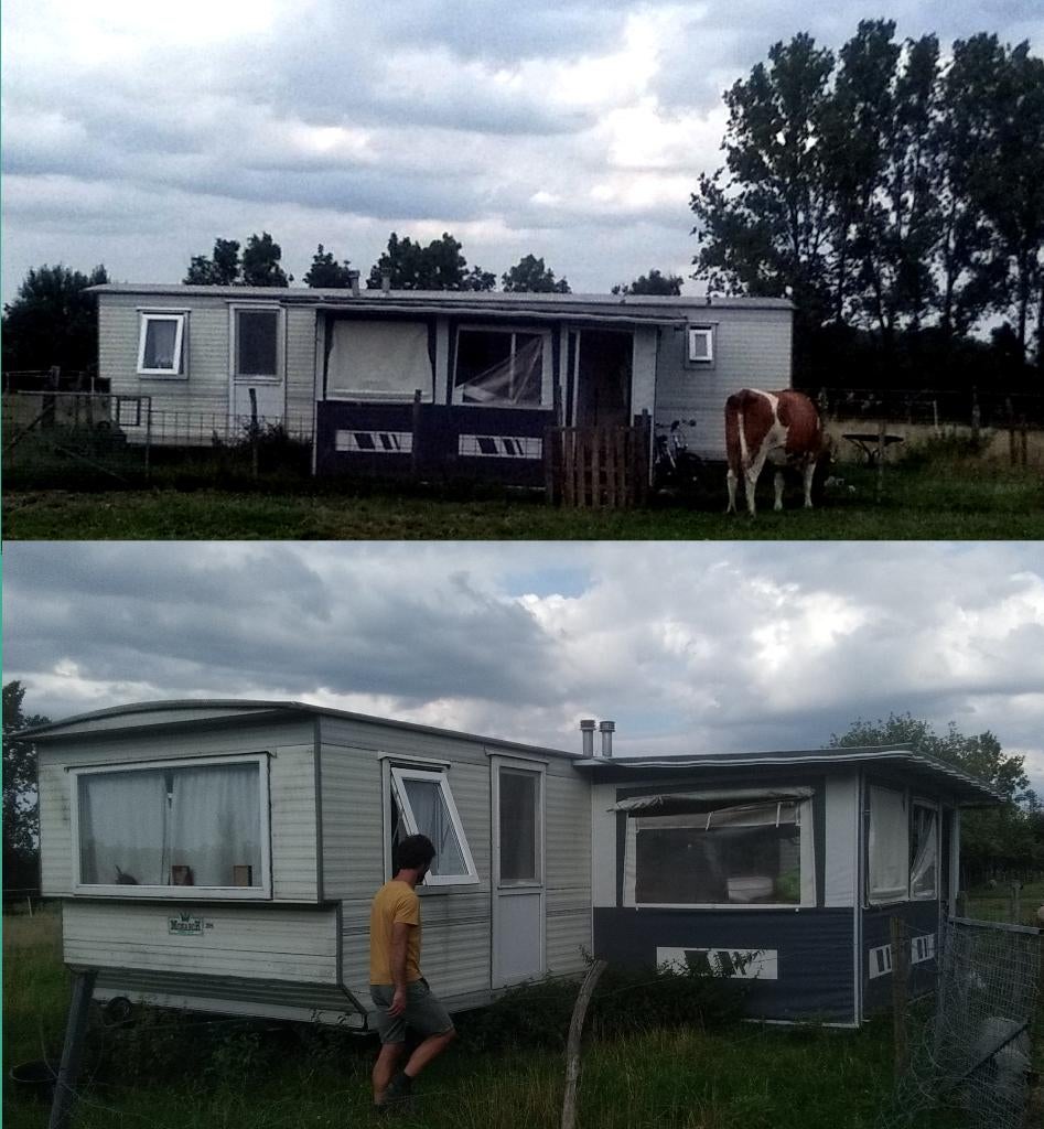 caravane résidentielle 2.7 x 9 mètres Monarch, Tot en met 2