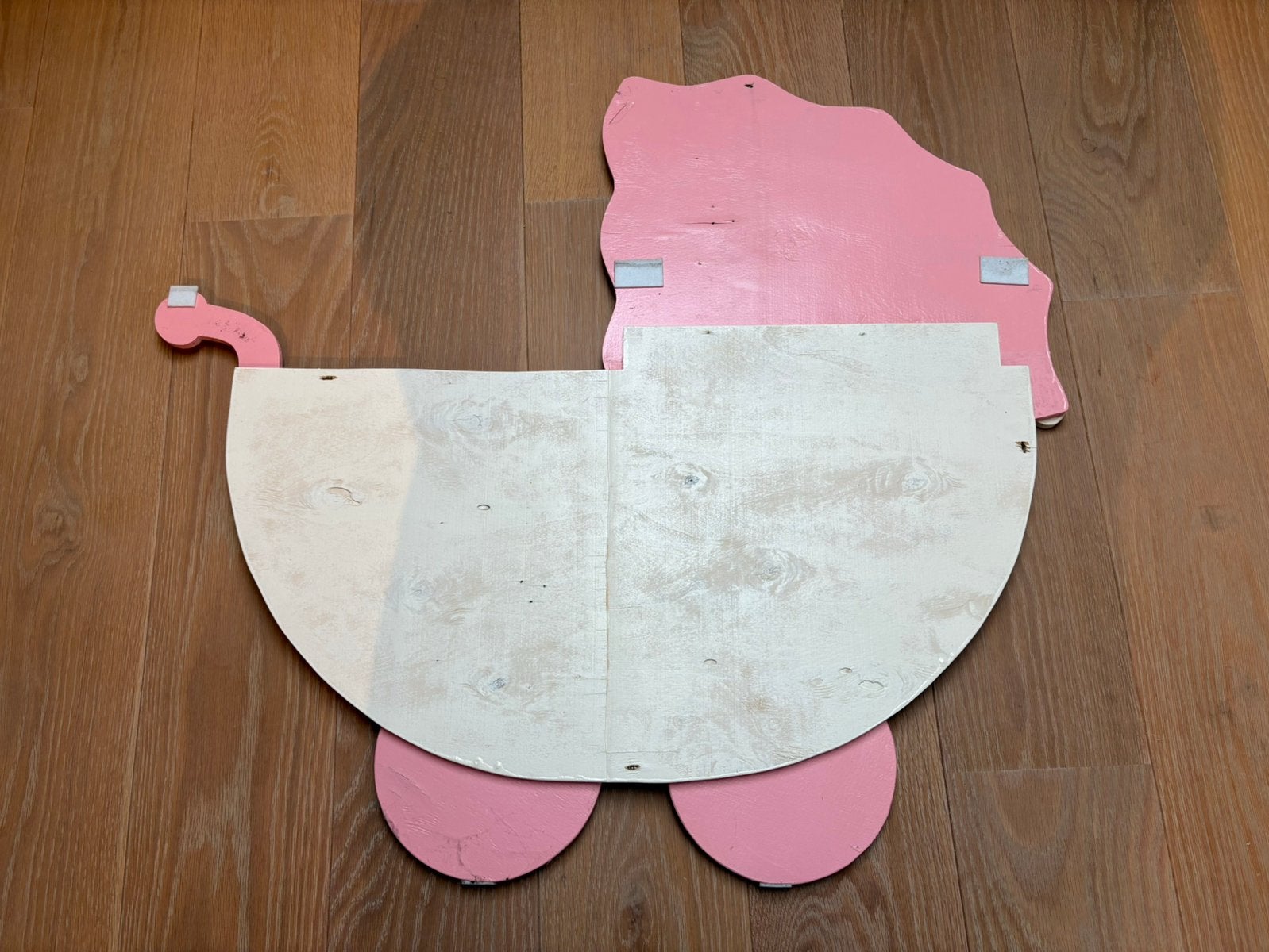 Decoratie geboorte meisje, Ophalen, Gebruikt, Geboortebord