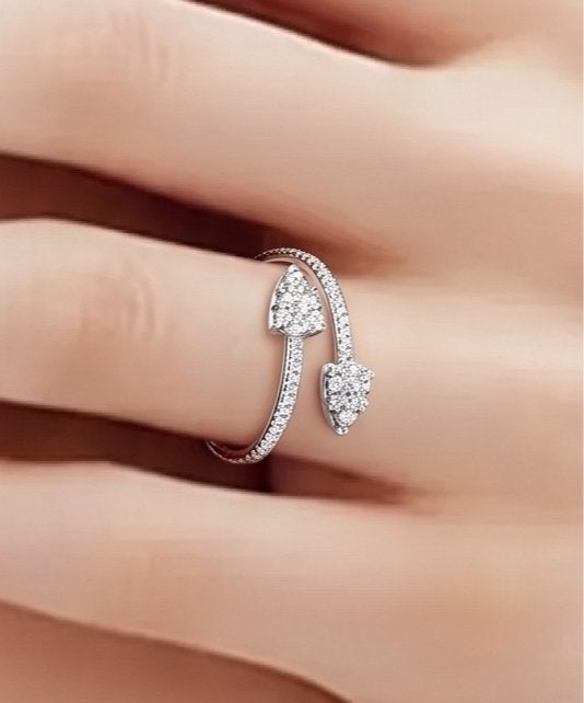 Bague en Or 18K avec diamants naturels – 0,38 ct, Handtassen en Accessoires, Ringen, Ophalen, Nieuw, Met edelsteen, Dame