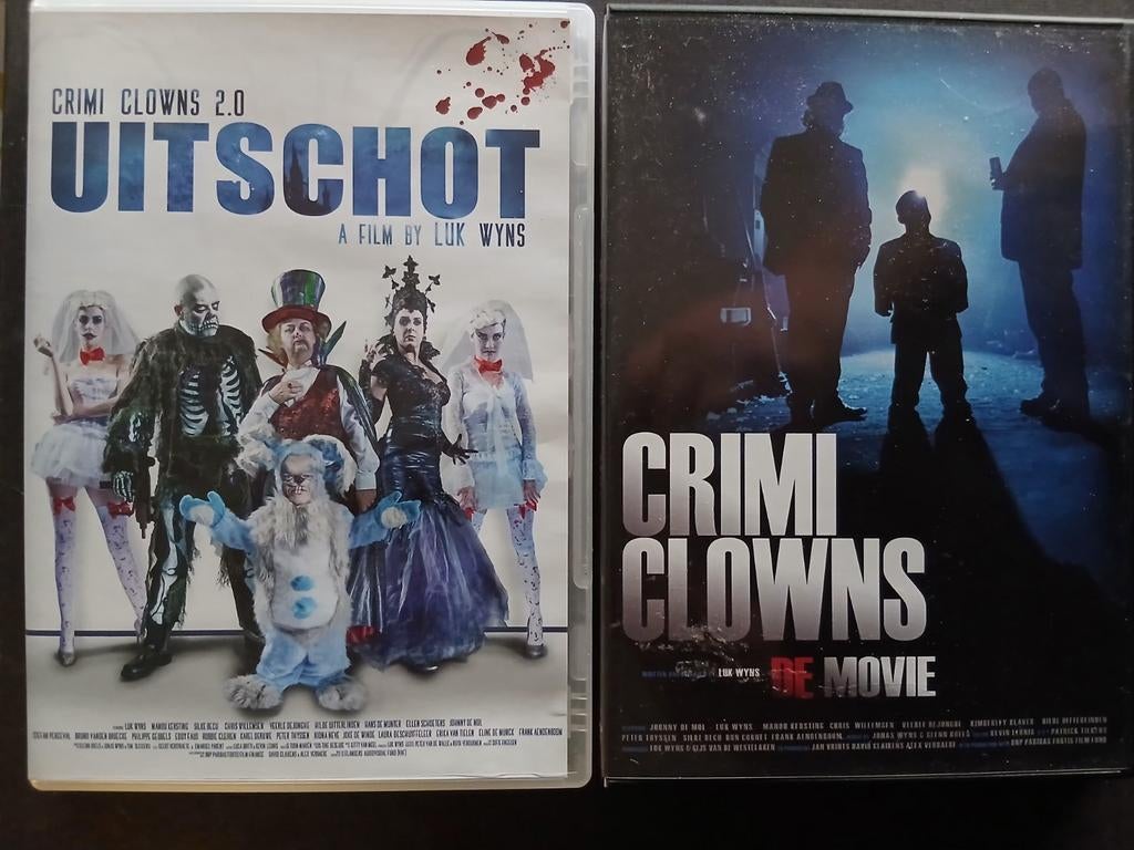 Crimi Clowns de Movie & Uitschot - Luk Wyns, Cd's en Dvd's, Vanaf 16 jaar, Ophalen of Verzenden, Zo goed als nieuw, Film