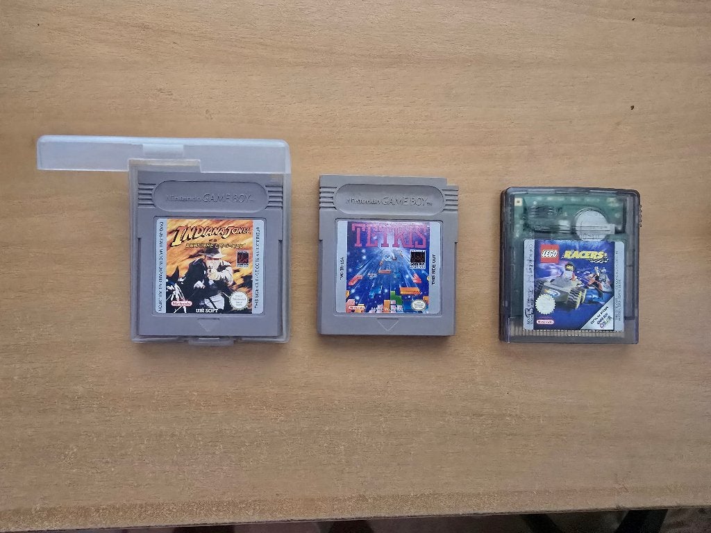 Gameboy Tetris, Indiana Jones, Lego Racers, Enlèvement ou Envoi, Utilisé