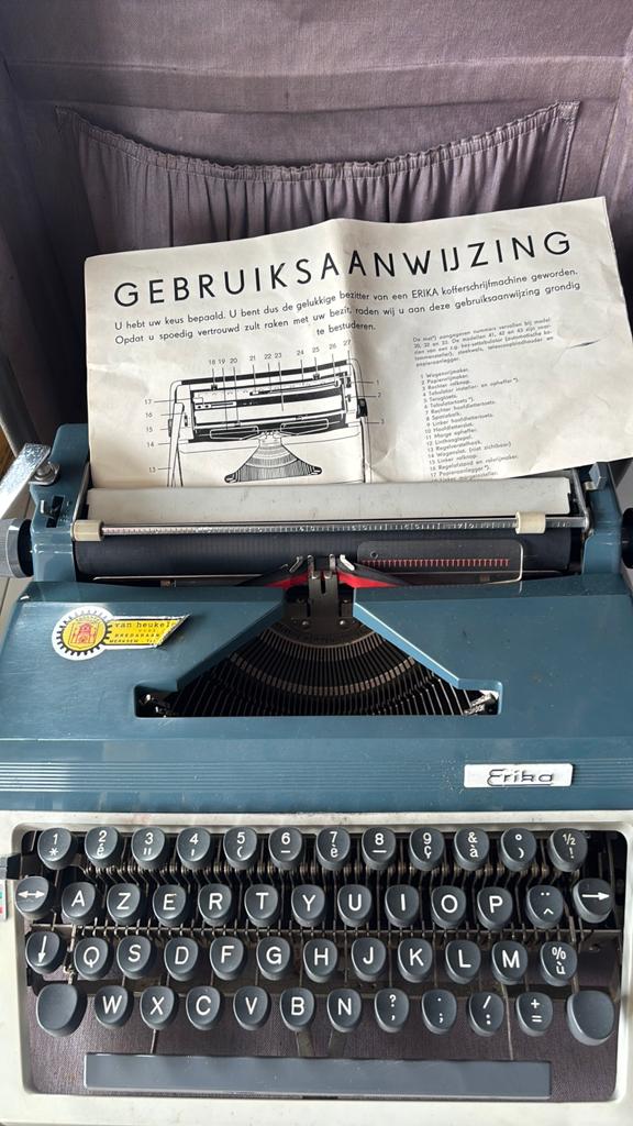 Type machine merk Erika, Ophalen, Zo goed als nieuw