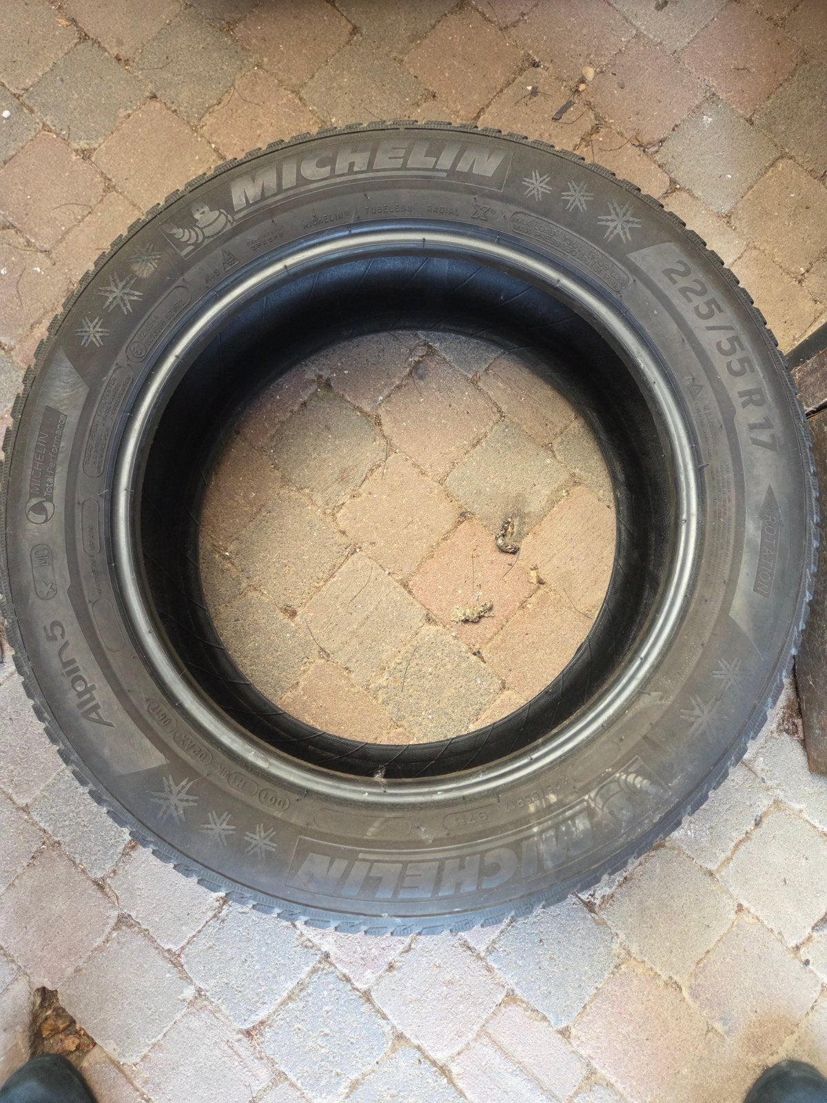 Michelin Alpin 5 225/55/17 97H, Autos : Pièces & Accessoires, Pneus hiver, Enlèvement ou Envoi, Véhicule de tourisme, Utilisé