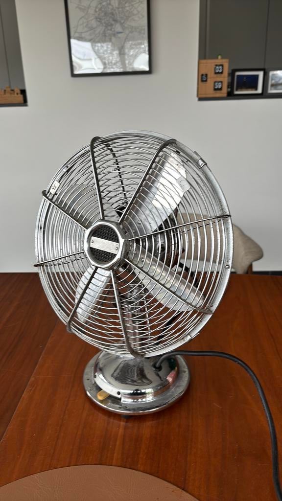 Vintage ventilator Cinni, Ophalen of Verzenden, Gebruikt, Tafelventilator