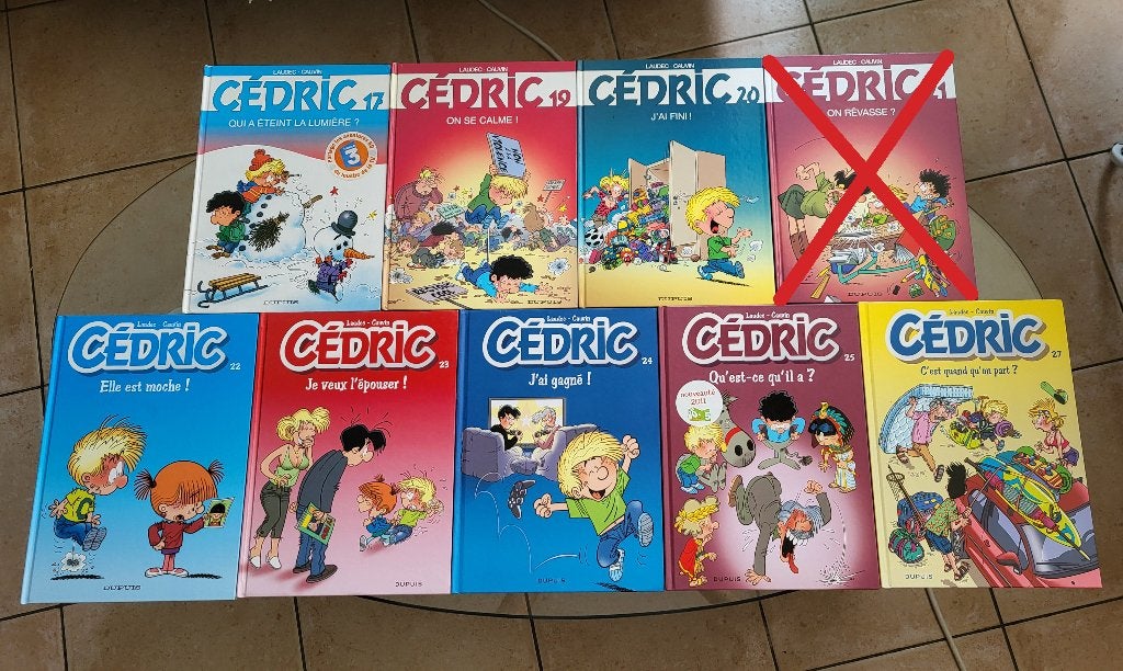 Lot BD Cédric (prix par tome), Plusieurs BD, Enlèvement, Laudec & Cauvin