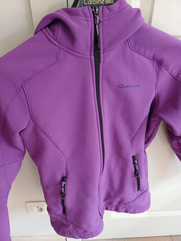 Paarse jas Quechua maat 134-145, Ophalen, Quechua, Meisje, Zo goed als nieuw