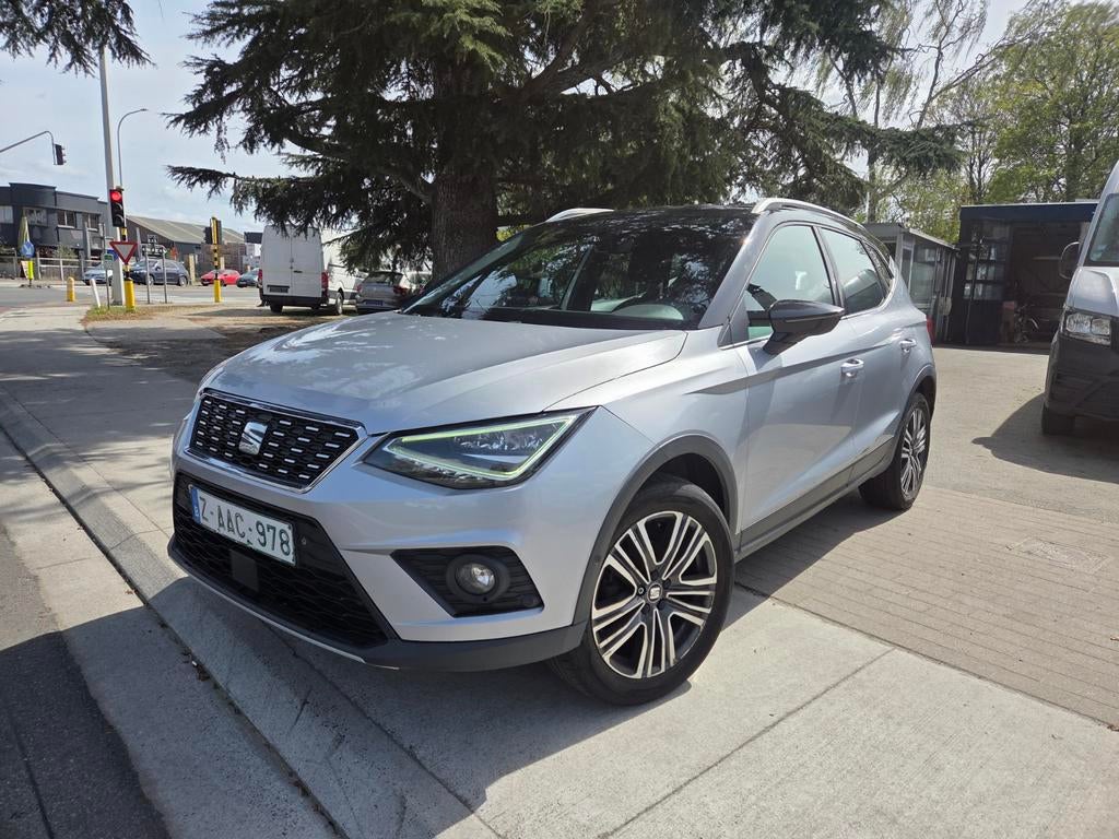 Seat Arona 1.6TDI EURO6-d full option 2018/11, Autos, Seat, Argent ou Gris, Achat, Entreprise, Garantie prolongée