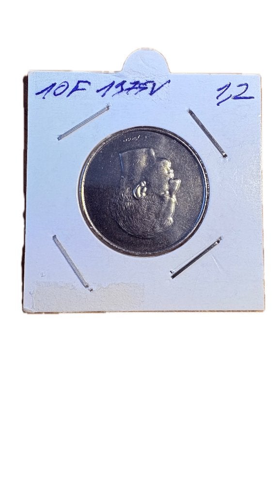 BAUDOUIN I : 10 FRANCS 1975V, Timbres & Monnaies, Enlèvement ou Envoi
