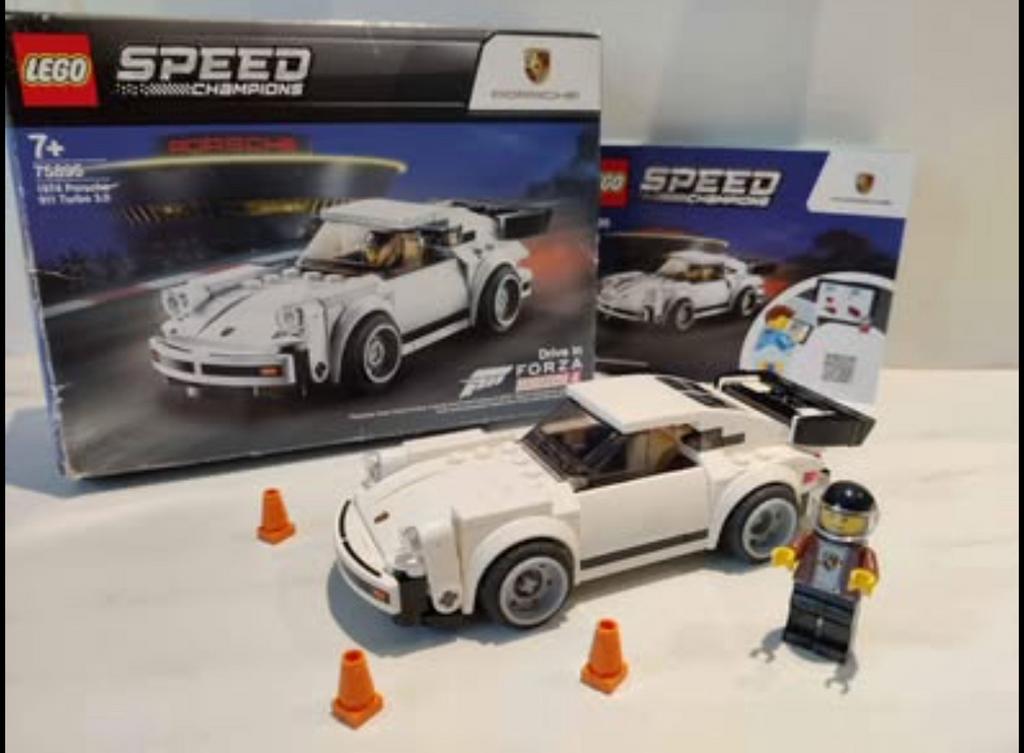 LEGO Speed Champions #75895 1974 Porsche 911 Turbo 3.0, Ophalen, Zo goed als nieuw, Complete set, Lego