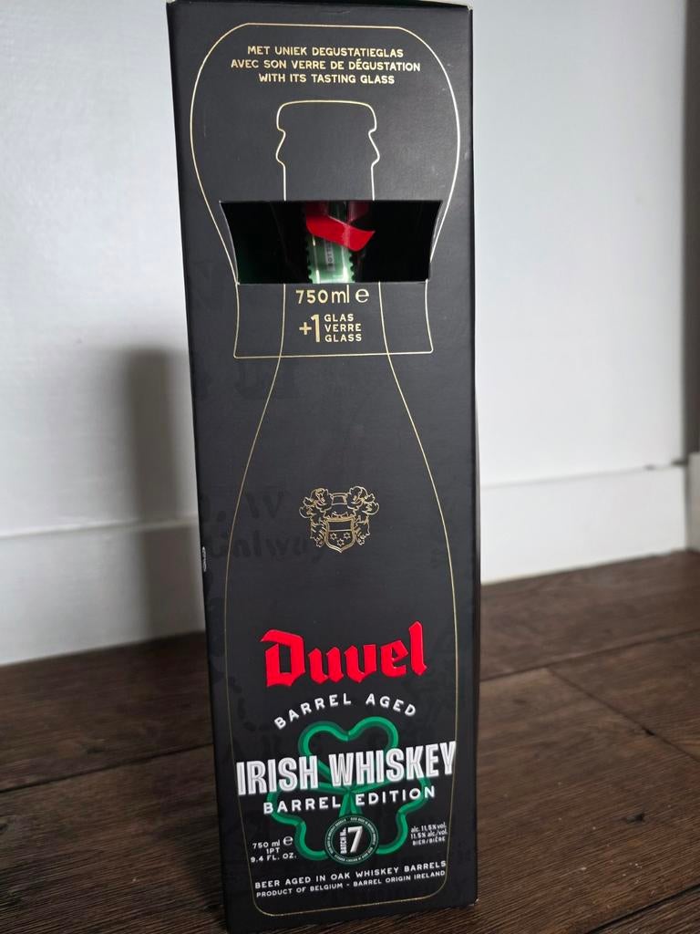 Duvel Irish Whiskey met glas limited edition, Verzamelen, Ophalen, Duvel