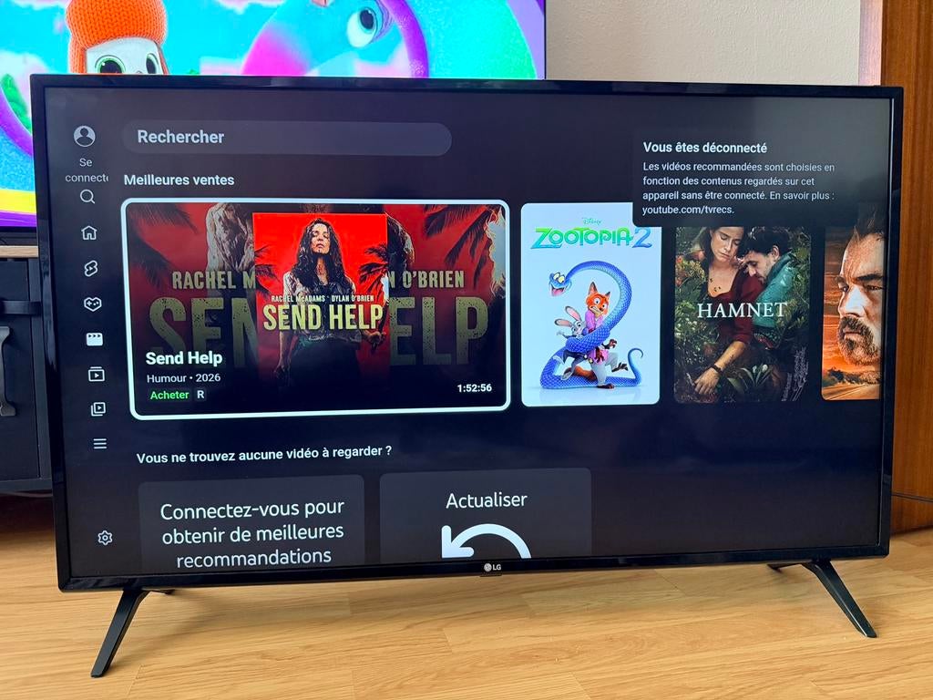 4K Smart TV LG 43 pouces, TV, Hi-fi & Vidéo, Télévisions, Enlèvement, Comme neuf, LG, Smart TV