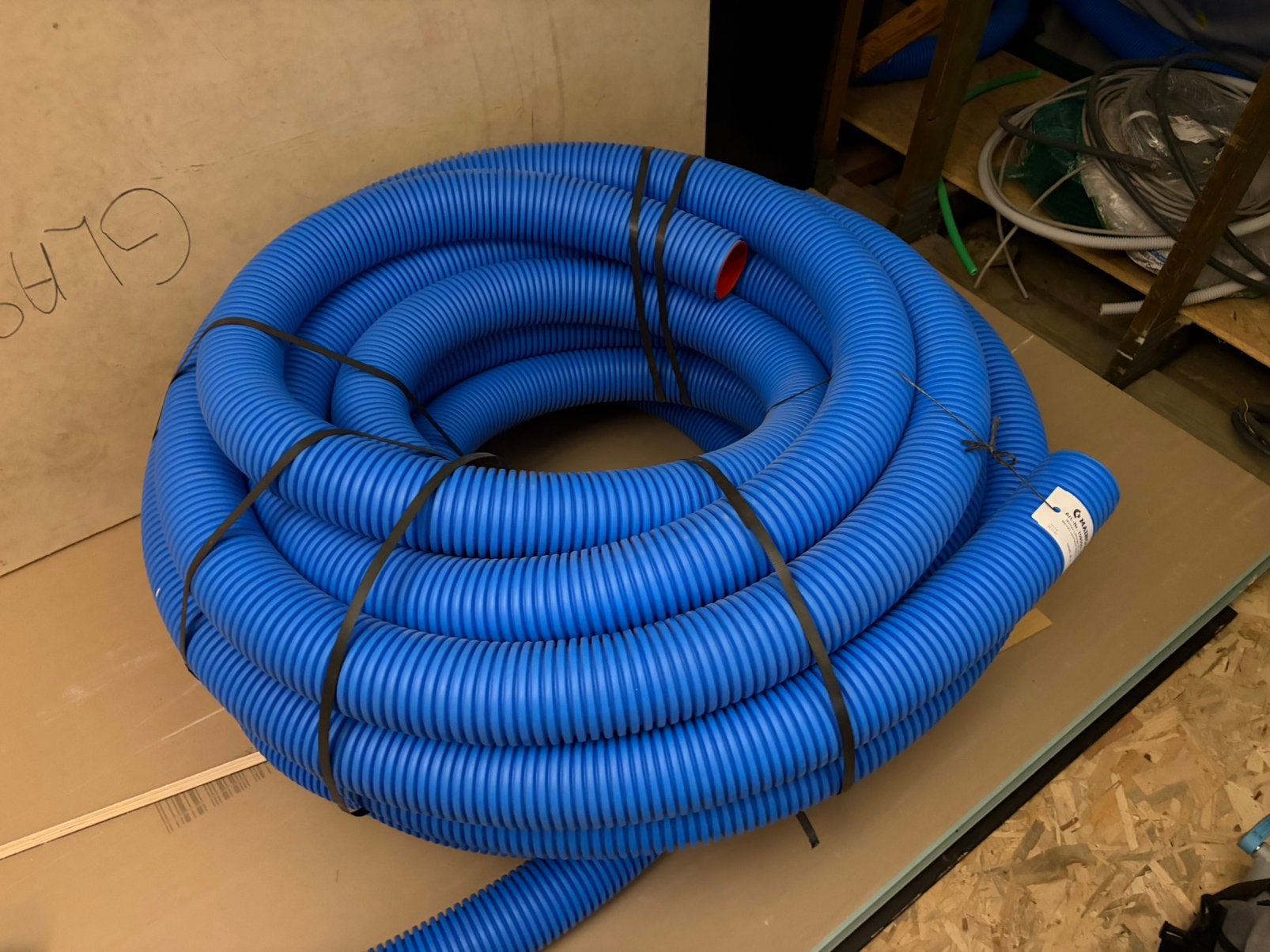 Flexibele ventilatiebuis 90mm, Doe-het-zelf en Bouw, Buizen en Afvoer, Ophalen, 6 meter of meer, Overige typen, PVC