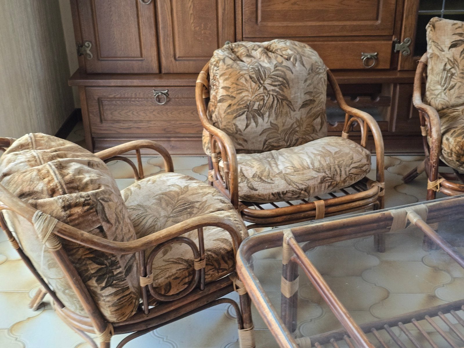 meuble de véranda ou autre en osier, Enlèvement