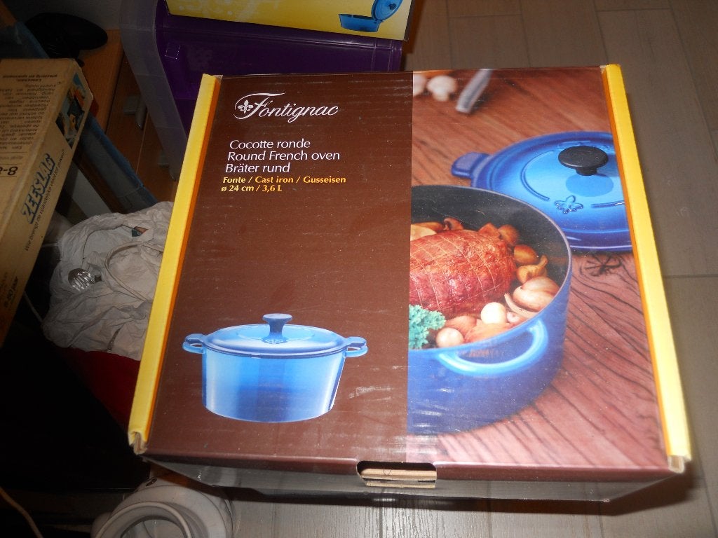Gietijzer stoofpot  FONTIGNAC, Huis en Inrichting, Keuken | Potten en Pannen, Ophalen, Nieuw, Met handvatten, Braadpan
