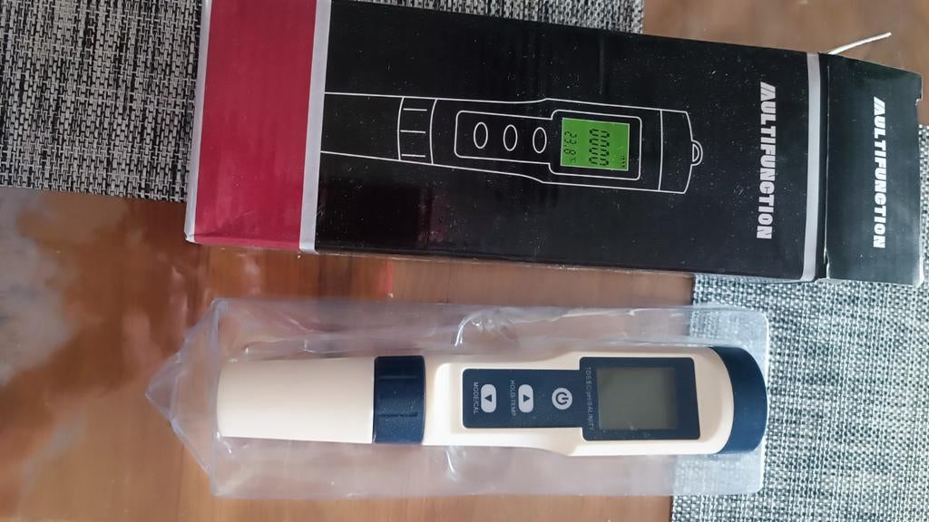 Digitale Ph/ec/tds/zout/temp meter, Ophalen