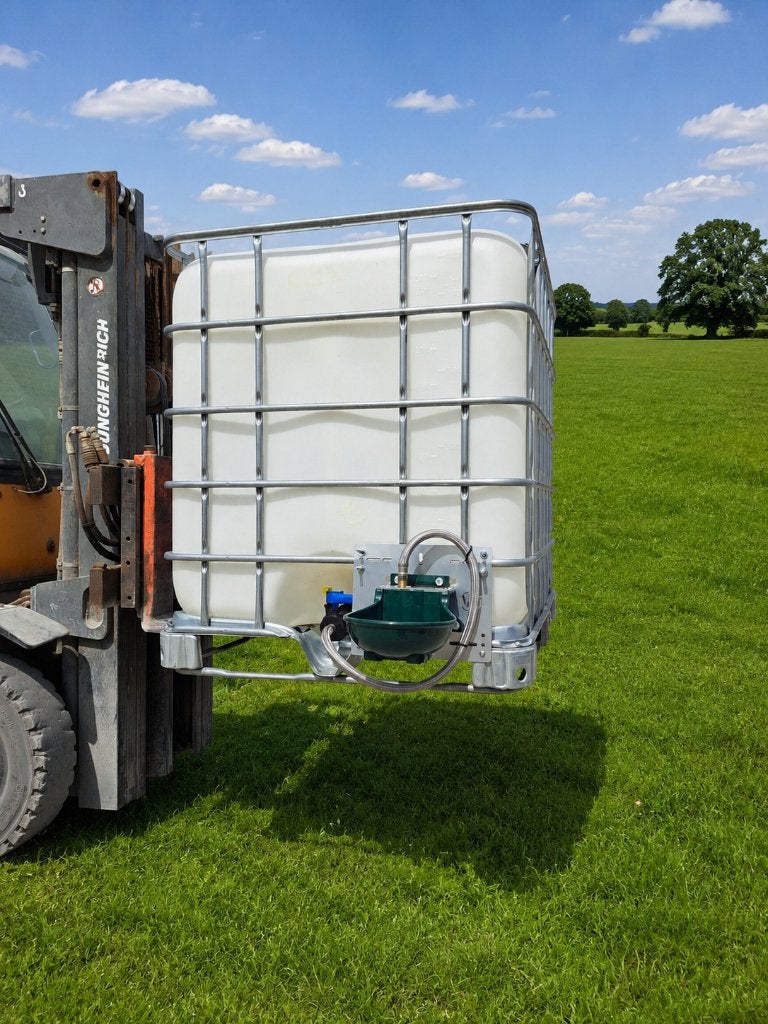 Mobiel waterreservoir 1000L–Ideaal voor in weide, schuilhok, Weidegang, 2 of 3 paarden of pony's