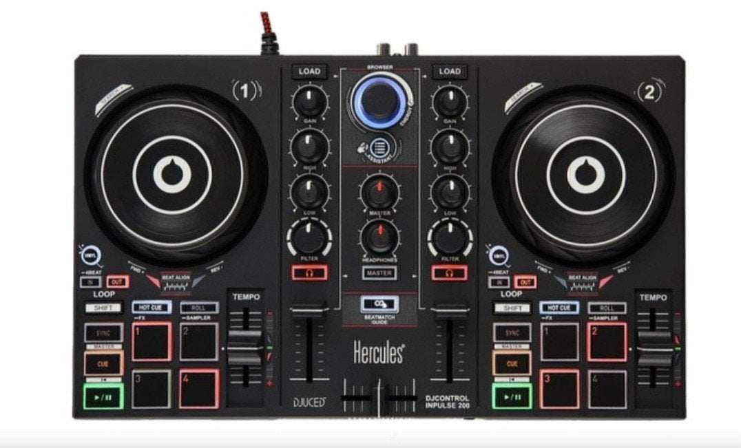 Hercules DJControl Inpulse 200 – Ideaal voor beginners, Musique & Instruments, Lumières & Lasers, Enlèvement
