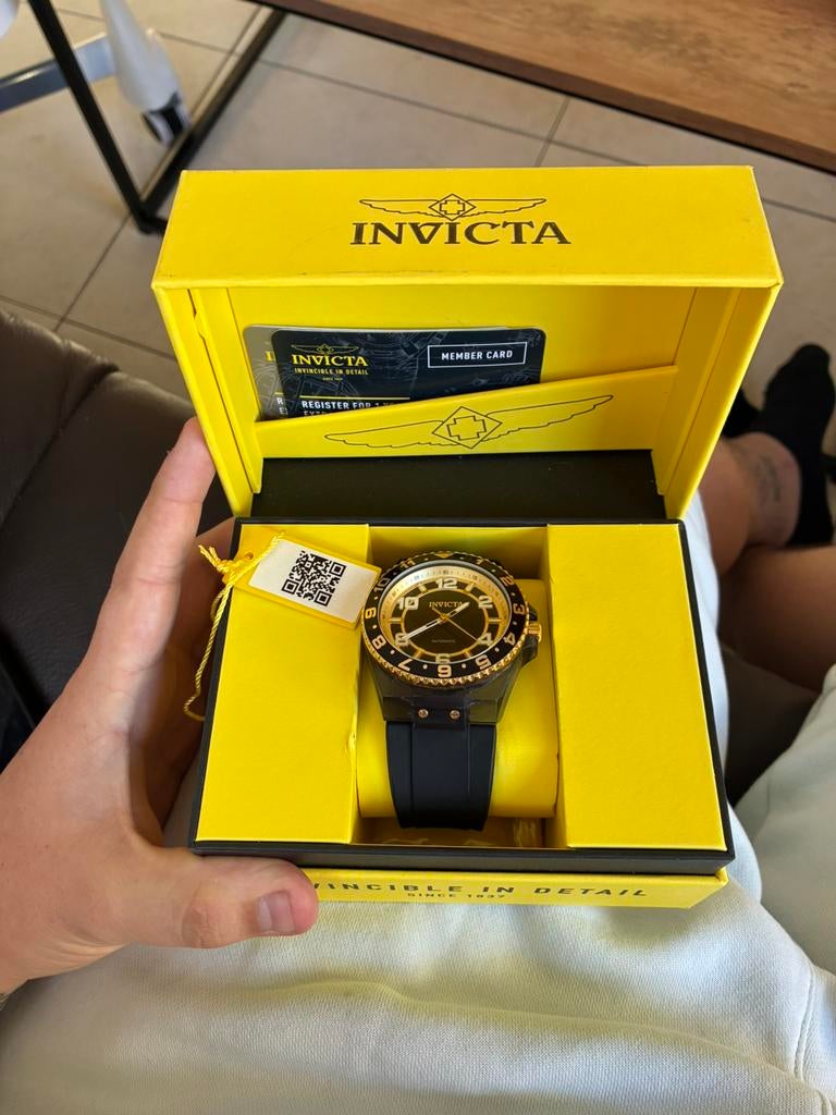 Invicta horloge automaat, Montre-bracelet, Autres marques, Comme neuf, Synthétique