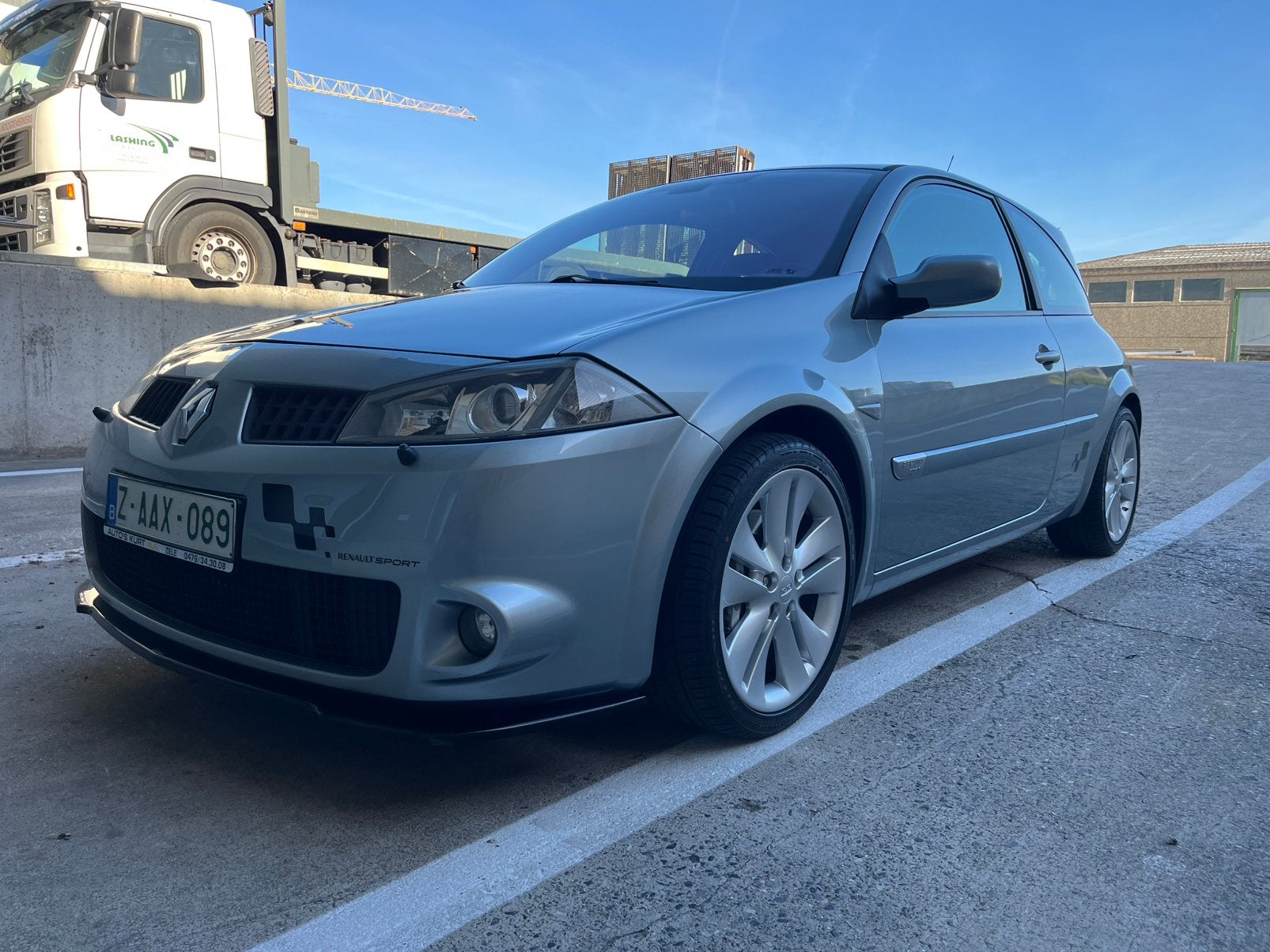 Megane R26 RS in showroomconditie Gekeurd met Garantie, Auto's, Voorwielaandrijving, Zwart, 4 cilinders, Leder en Stof