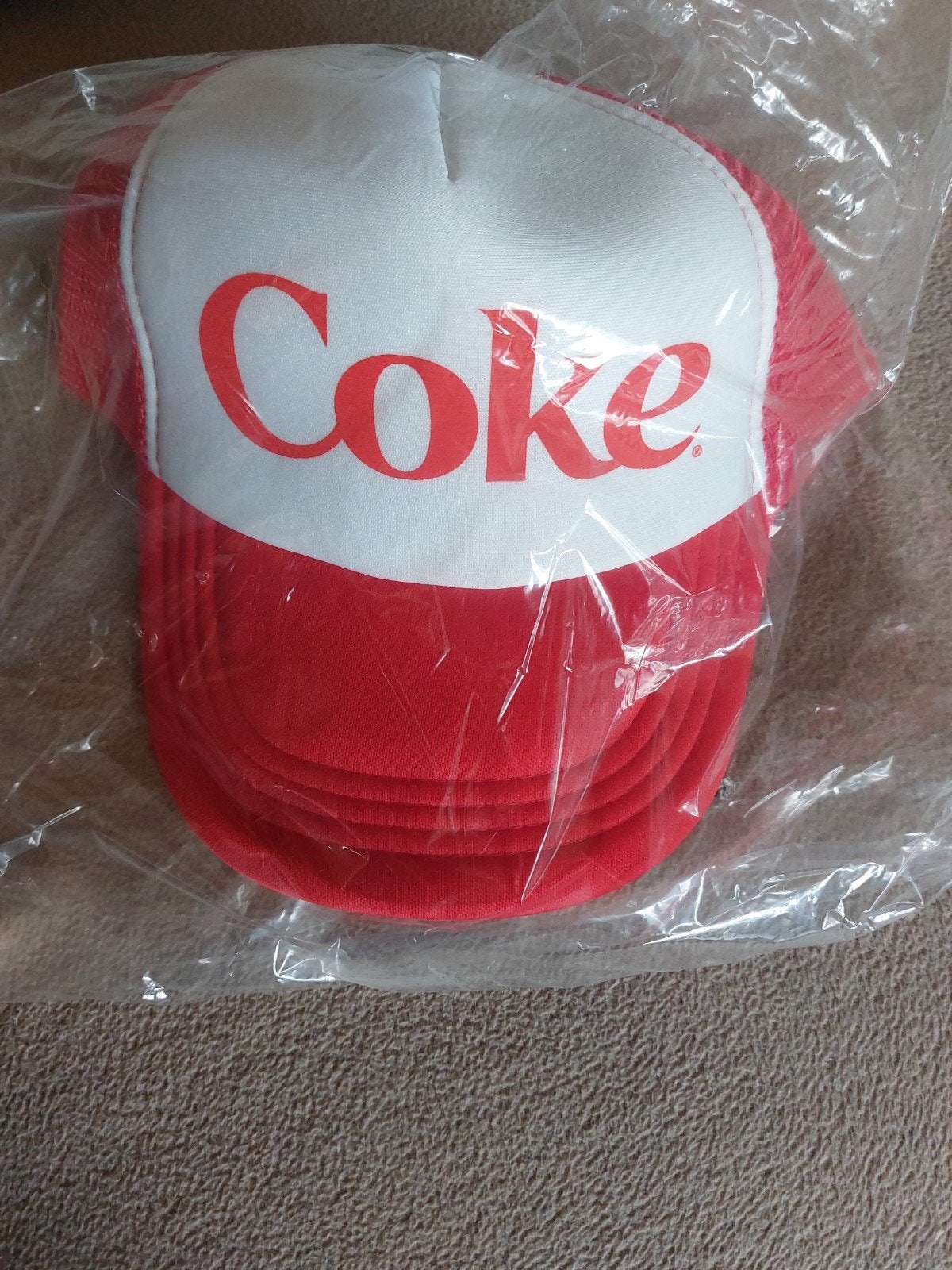 Pet/muts - Coca-Cola (oude retro snapback trucker baseballpe, Verzamelen, Ophalen, Nieuw, Overige typen