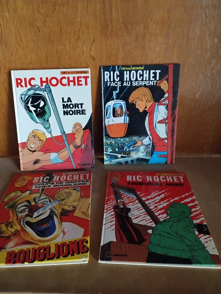 Ancienne bd lot ,ric hochet, Plusieurs BD, Enlèvement ou Envoi, Utilisé