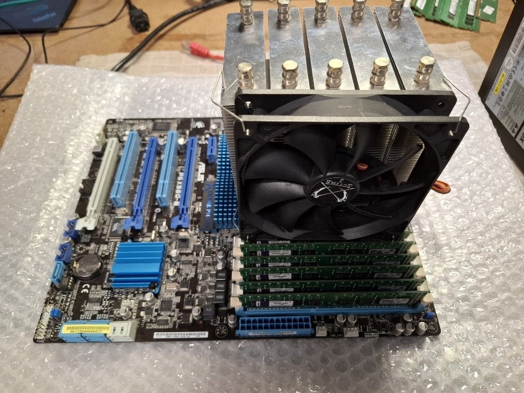 2x s1366 mainboard + i7 (980X & 920) met 2x 24gb DDR3, Computers en Software, Moederborden, Gebruikt, Info@retrogamed.be, DDR3
