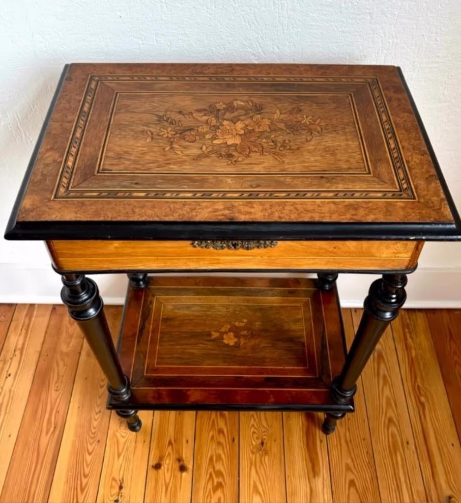 NAPOLEON III INLAID WORKBENCH, Ophalen of Verzenden