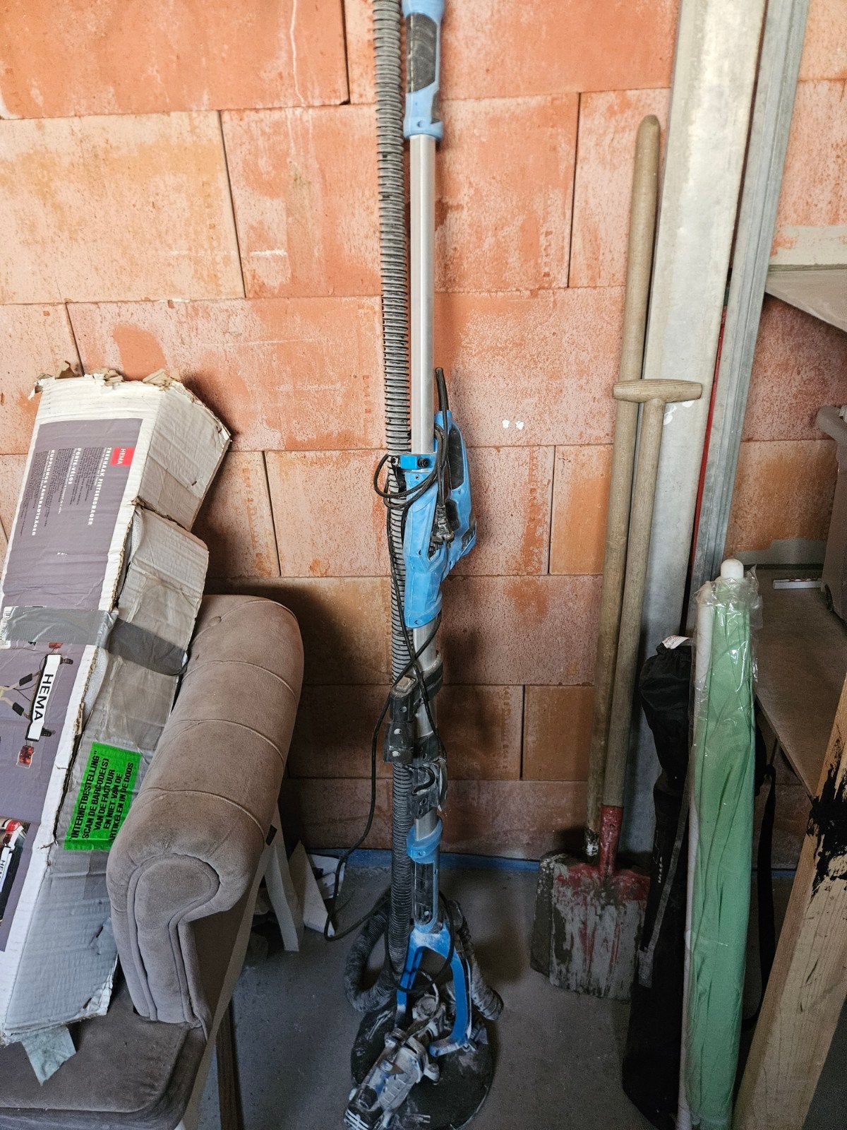 giraffe schuurmachine met lamp, Bricolage & Construction, Outillage | Ponceuses, Enlèvement