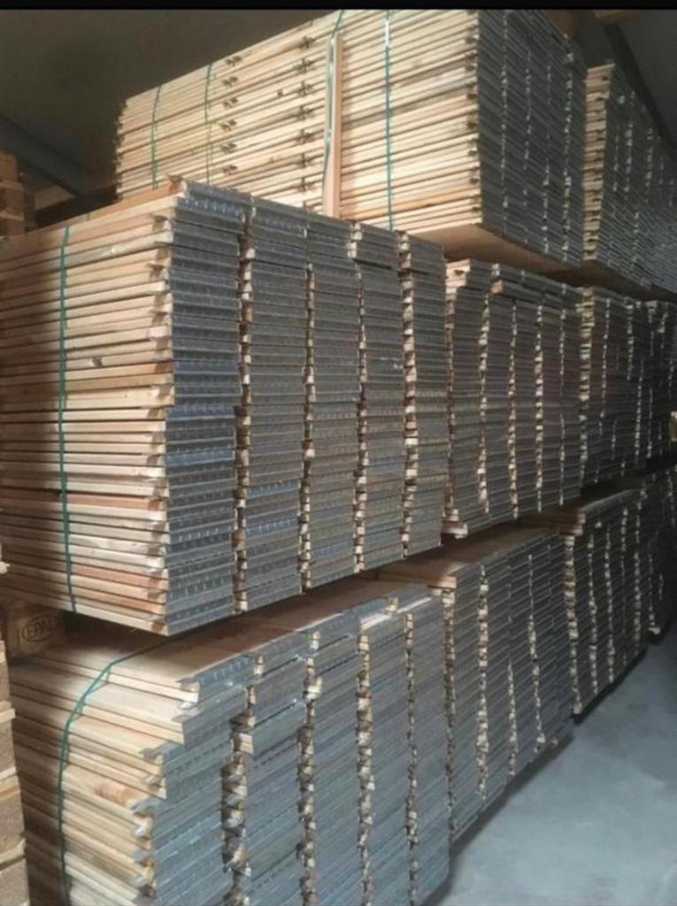 Nieuwe palletranden 80x120 cm – HT ISPM 15 – A-kwaliteit, Doe-het-zelf en Bouw, Hout en Planken, Ophalen of Verzenden, Zo goed als nieuw