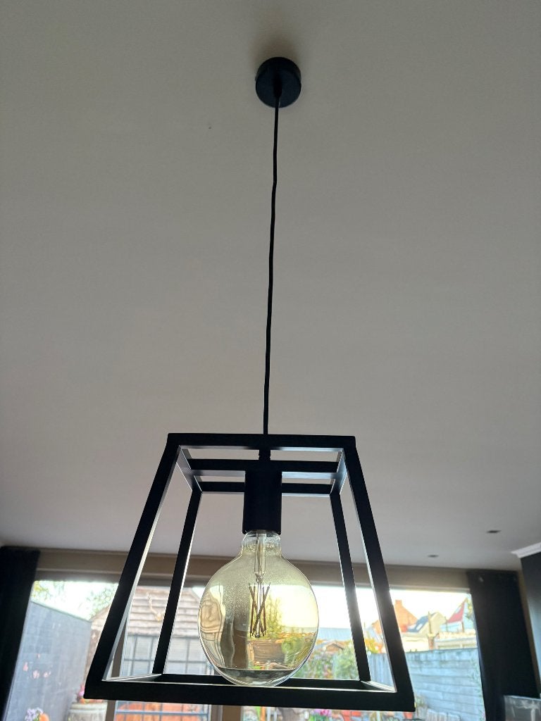 Hanglampen, Ophalen of Verzenden, Gebruikt, Metaal