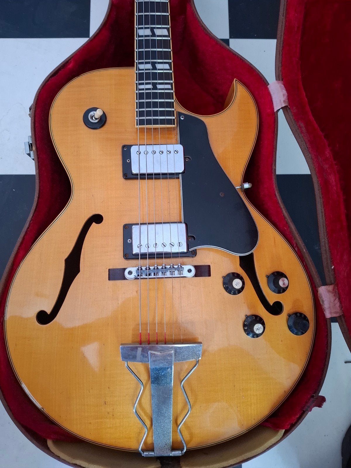 Greco N60, Musique & Instruments, Enlèvement ou Envoi, Utilisé, Hollow body, Autres marques