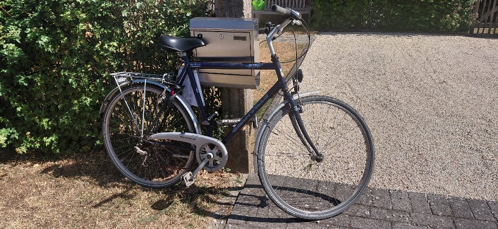 stadsfiets heren, Autres marques, Vitesses, 57 à 61 cm, Enlèvement