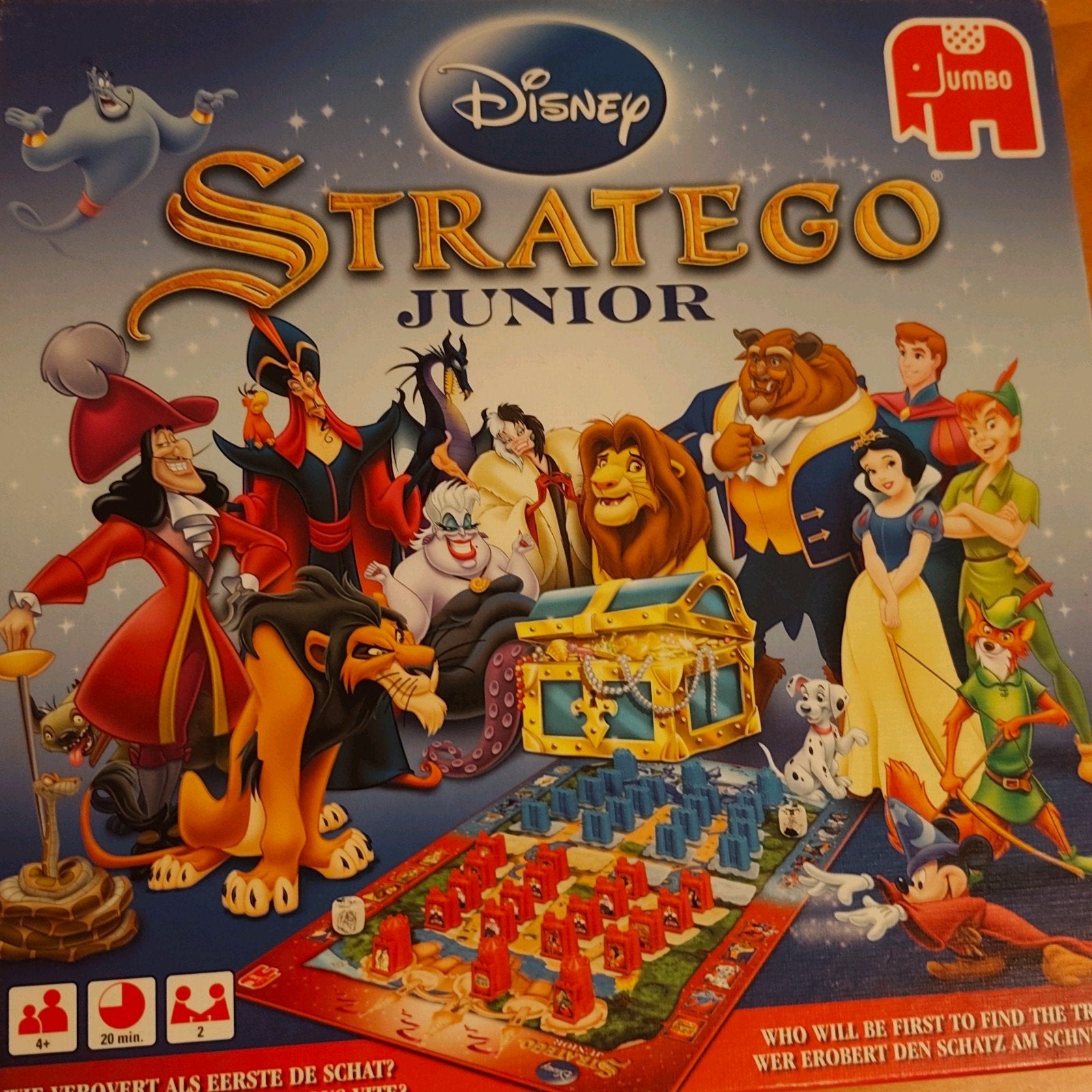 Disney Stratego Junior, Hobby & Loisirs créatifs, 1 ou 2 joueurs, Enlèvement ou Envoi, Comme neuf, Jumbo