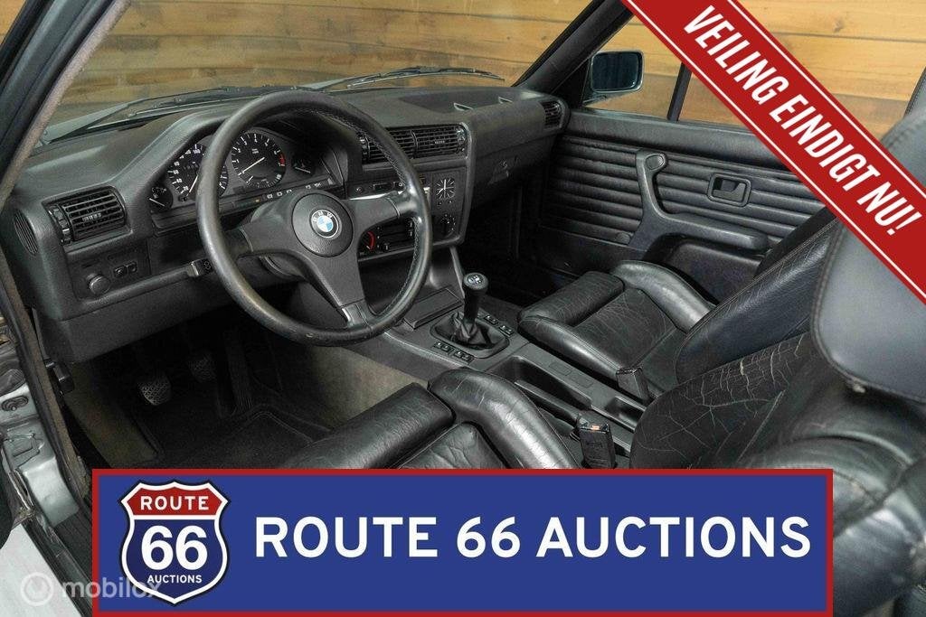 BMW 320i Cabriolet | 1989 | Route 66 Auctions, Achat, Entreprise, Boîte manuelle, Autre carrosserie
