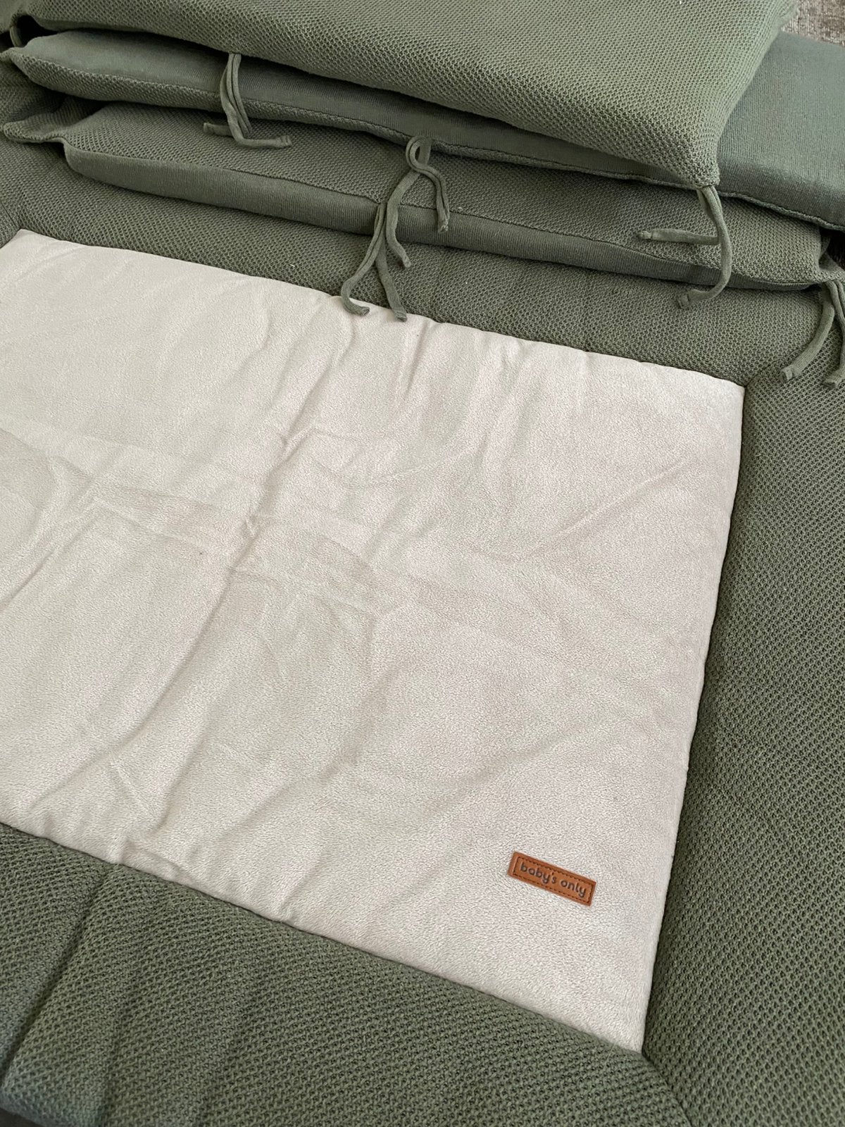 Boxkleed parkkleed parkkussen babys only classic khaki groen, Kinderen en Baby's, Ophalen of Verzenden, Zo goed als nieuw, Boxkleed