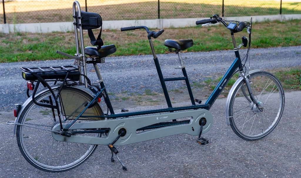 electrische tandem Vanraam, Vélos & Vélomoteurs, Vélos | Tandems, Enlèvement, Utilisé, Frein sur jante
