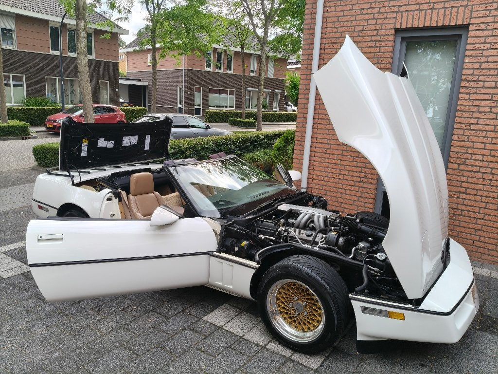 Corvette V8 5.7 Convertible c4 1986 Zeer mooi, Auto's, Automaat, Achterwielaandrijving, Cabriolet, Wit