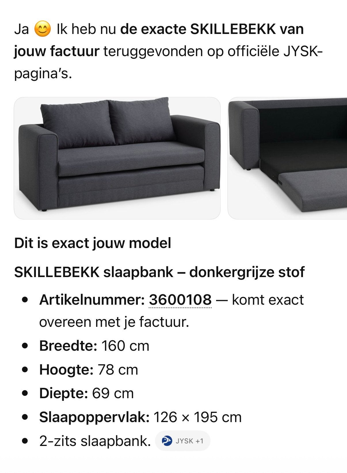 Slaapbank, Ophalen, Grijs, 160 cm, Overige maten