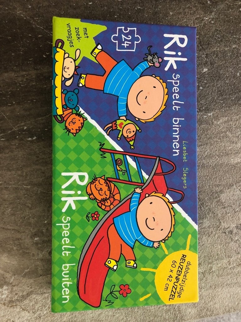 Puzzle auquel RIK joue à l'intérieur et à l'extérieur, Enlèvement, 10 à 50 pièces, Comme neuf, 2 à 4 ans